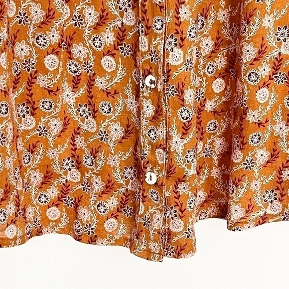 Xirena Jessie Cotton Button Down Shirt Small - Picture 6 of 11